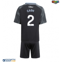 Otroški Nogometni dresi Aston Villa Matty Cash #2 Gostujoči 2025-26 Kratek Rokav (+ Kratke hlače)